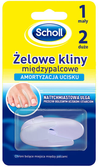

Гелевые межпальцевые клинья, 3 шт. Scholl, Gelactiv