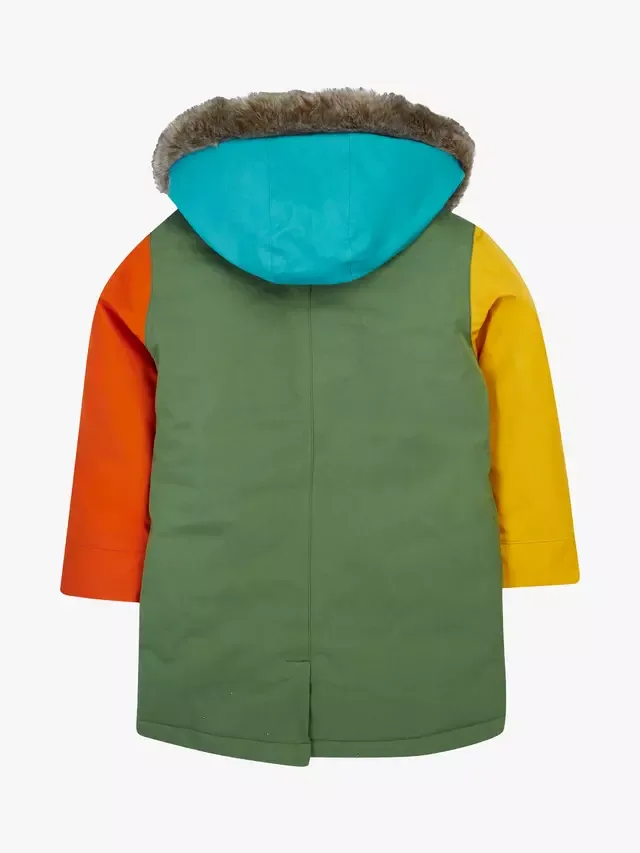 Детская парка Penhale на флисовой подкладке, разноцветная Frugi — фото 3