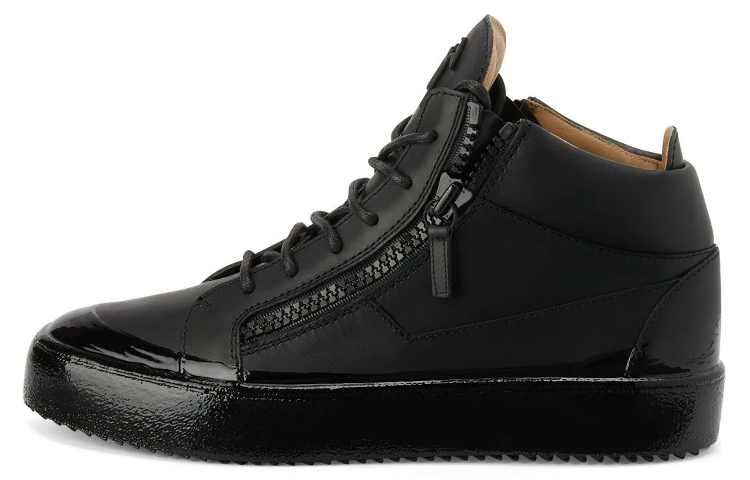 

Высокие кожаные кроссовки Kriss Giuseppe Zanotti, Black