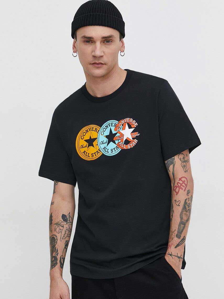 

Футболка Converse CHUCK PATCH DISTORT TEE, черный