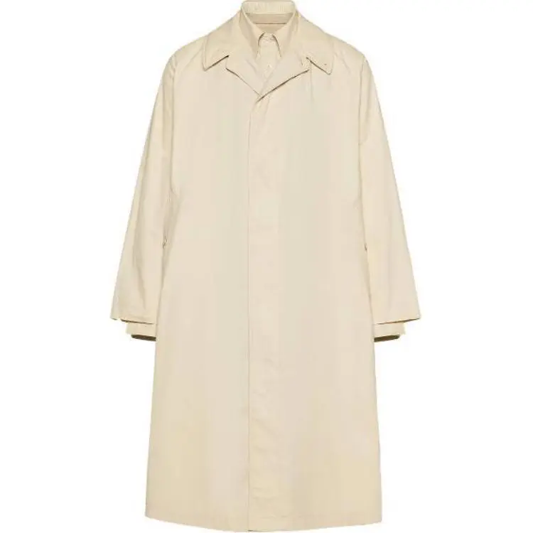 

Maison Margiela Многослойное полупальто средней длины, Ivory