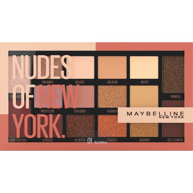 

Палетка теней Nudes Of New York Maybelline New York, 16 g