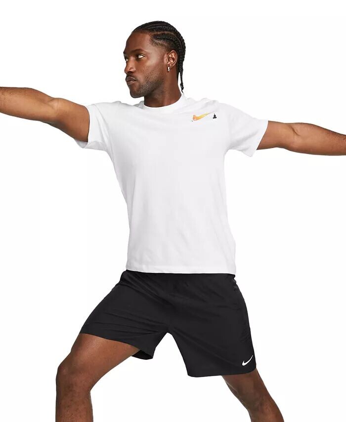 Мужские универсальные шорты Form Dri-FIT без подкладки шириной 7 дюймов Nike, черный — фото 4