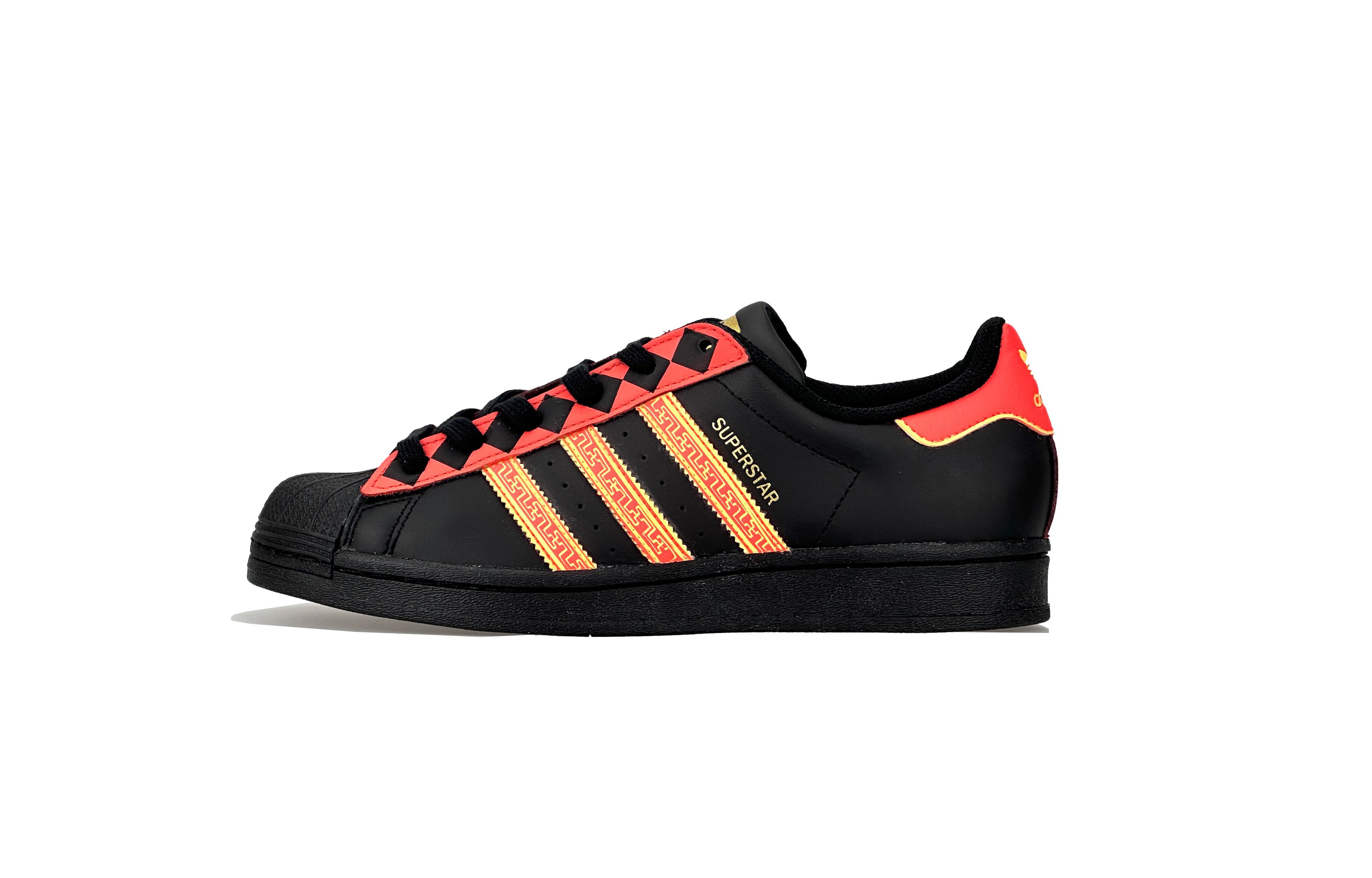 

Кроссовки adidas originals Superstar Skateboarding Shoes Unisex Low-top Black/Red, черный/красный