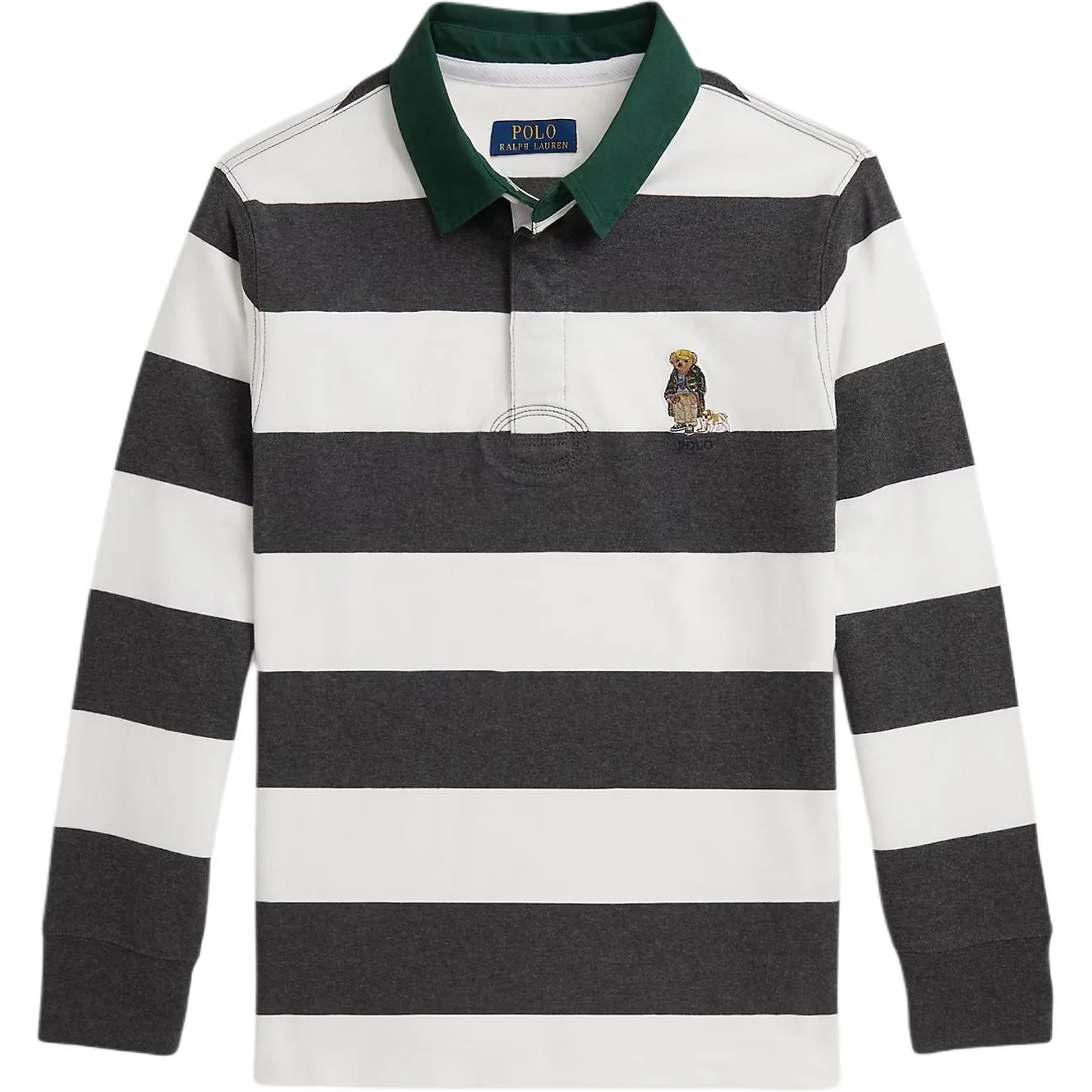 Детская поло Polo Ralph Lauren, Heather Color/Cream