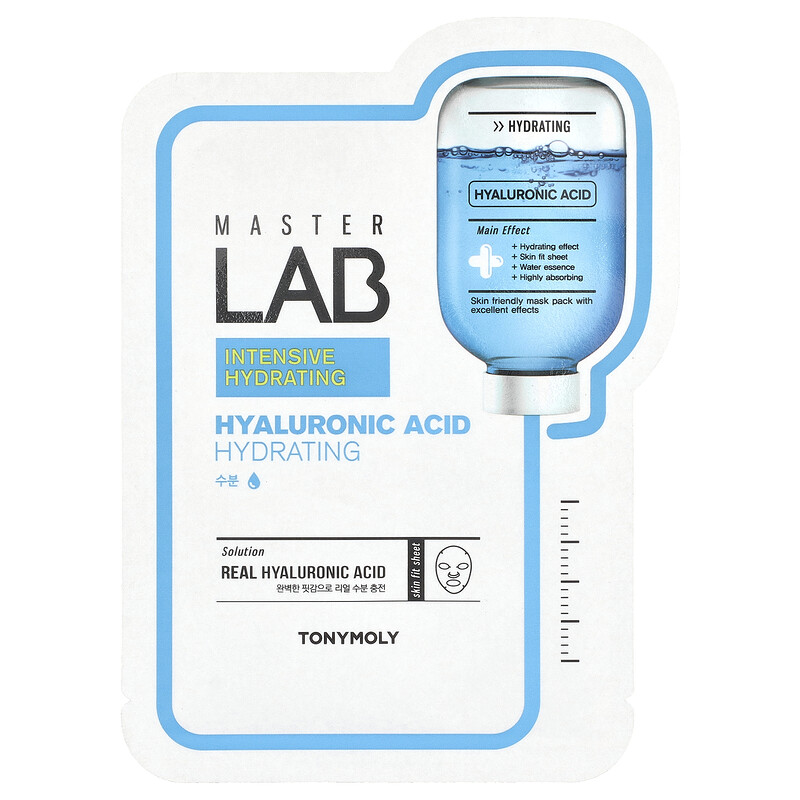 

TonyMoly, Master Lab, увлажняющая гиалуроновая кислота, 1 шт., 19 г
