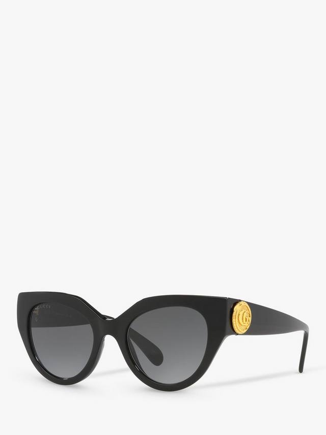 

GG1408S женские солнцезащитные очки Cat's Eye Gucci, Black/Grey Gradient