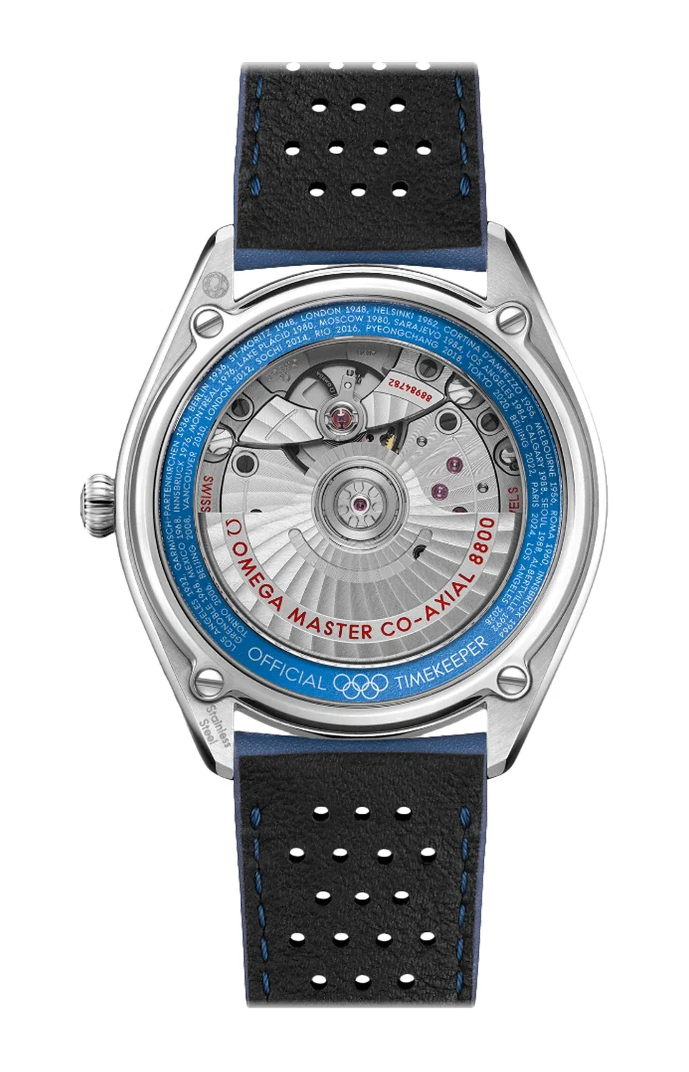 SEAMASTER OLYMPIC ОФИЦИАЛЬНЫЙ ХРОНОМЕТРИСТ CO‑AXIAL MASTER CHRONOMETER 39,5 ММ - 522.32.40.20.01.001 OMEGA, черный — фото 2