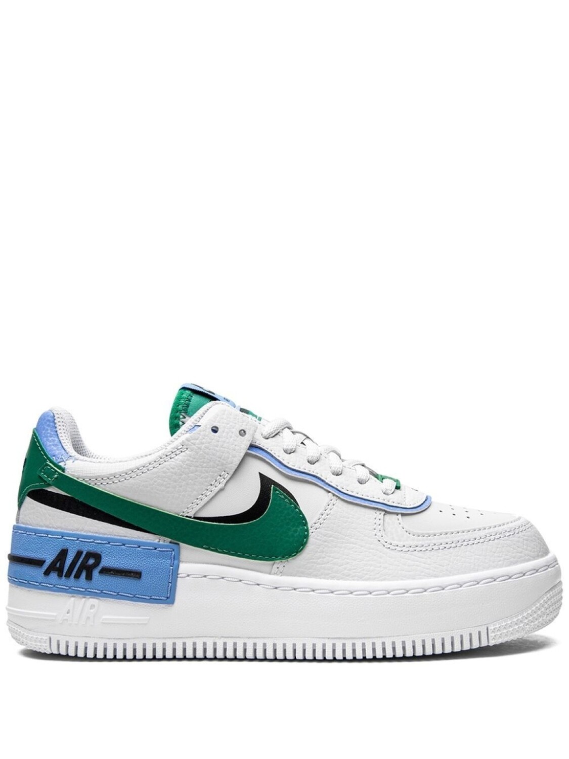 

Кроссовки Nike Air Force 1 Shadow, белый/зеленый/синий
