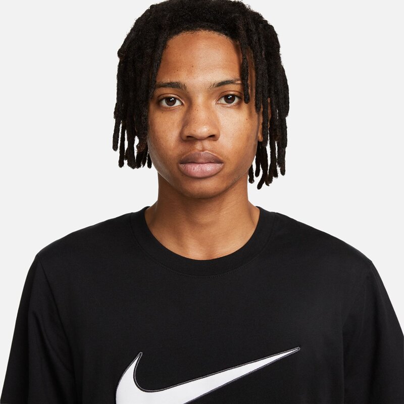Shirt m nsw sp ss top Nike, черный — фото 4