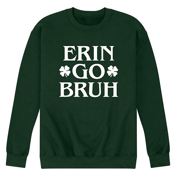 

Мужской флисовый свитшот Erin Go Bruh Licensed Character, Forest Green