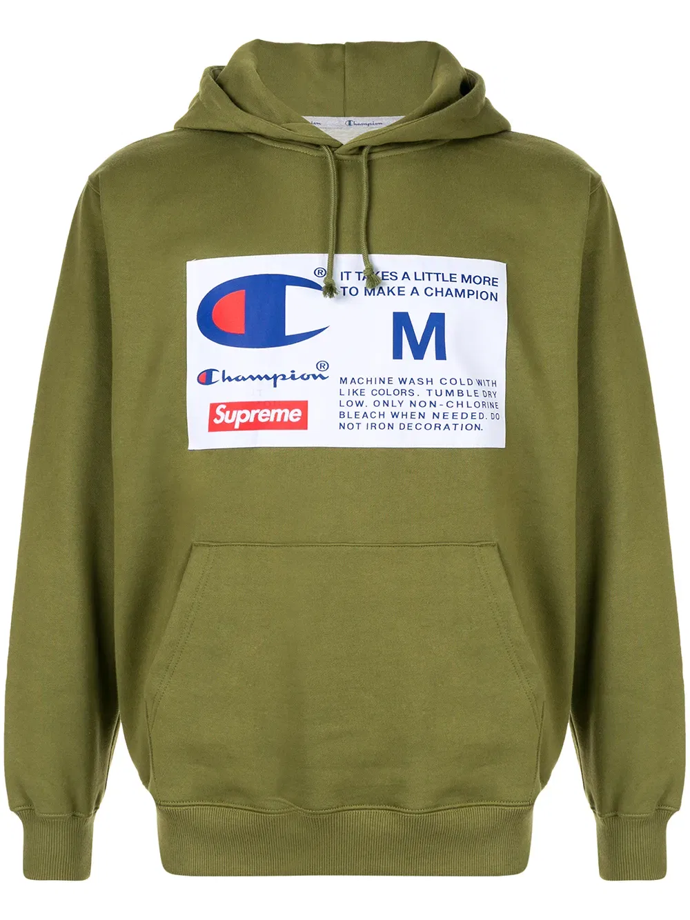 Худи с логотипом X Champion Supreme, зеленый