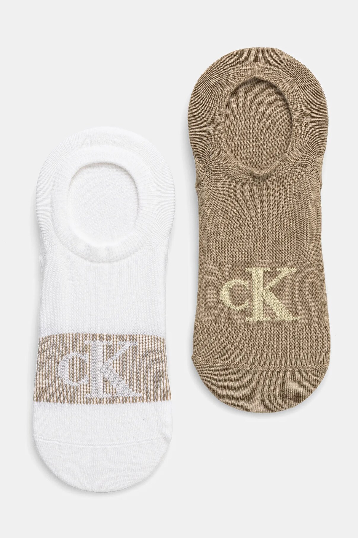 

Носки 2 пары Calvin Klein Jeans, бежевый