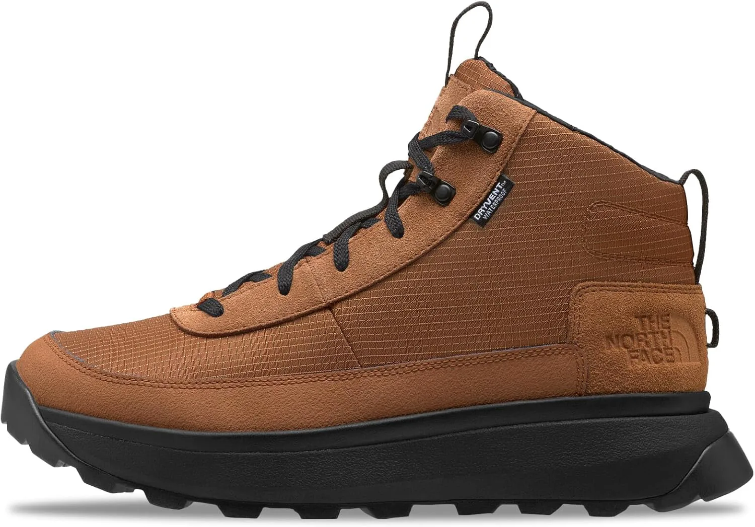 Мужские водонепроницаемые треккинговые ботинки The North Face Bergen Mid | Утепленные зимние ботинки с протектором 4,5 мм, черный