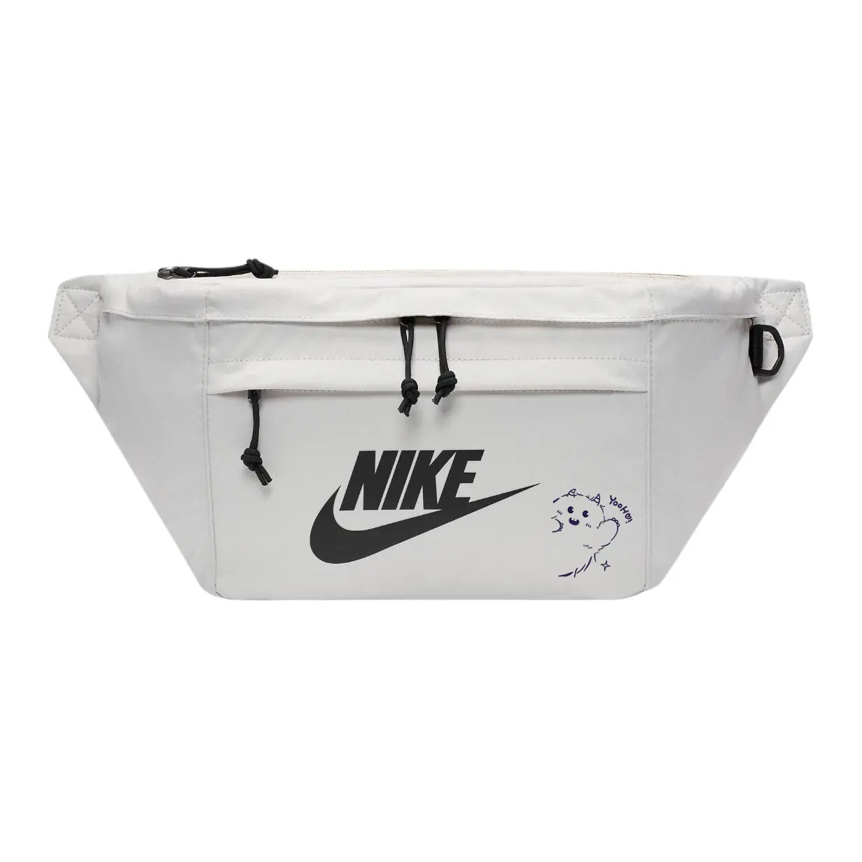 

Nike Тканевая поясная сумка через плечо унисекс светло-бежевая, Cute