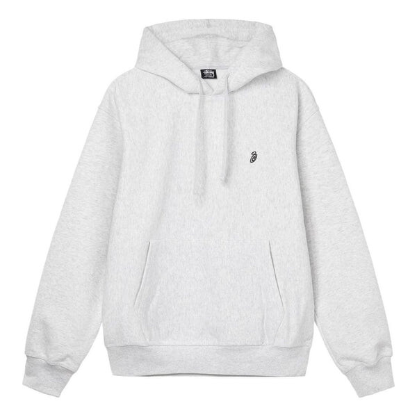 

Толстовка swirl applioue hoodie 'light grey' Stussy, серый