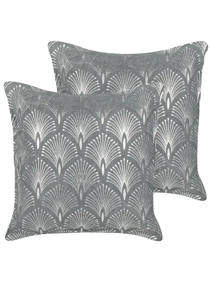 

Декоративная подушка Beliani 2er Set Deko HOYA, цвет grau/silber