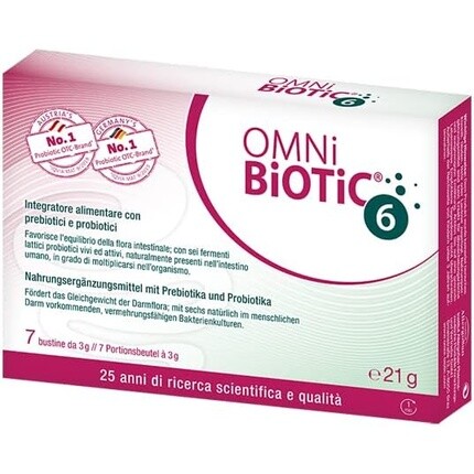 

Institut Allergosan Gmbh Omni Biotic 6 Порошок 7 пакетиков 3г