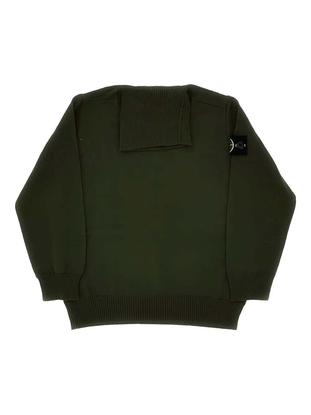 

Пуловер с высоким воротником Stone Island Junior, зеленый