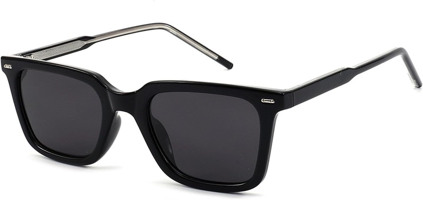 

Поляризованные солнцезащитные очки TR90 для женщин - ретро-квадратная оправа, классические очки с защитой от УФ-излучения UV400, легкие, подходят для вождения Bubmari, B