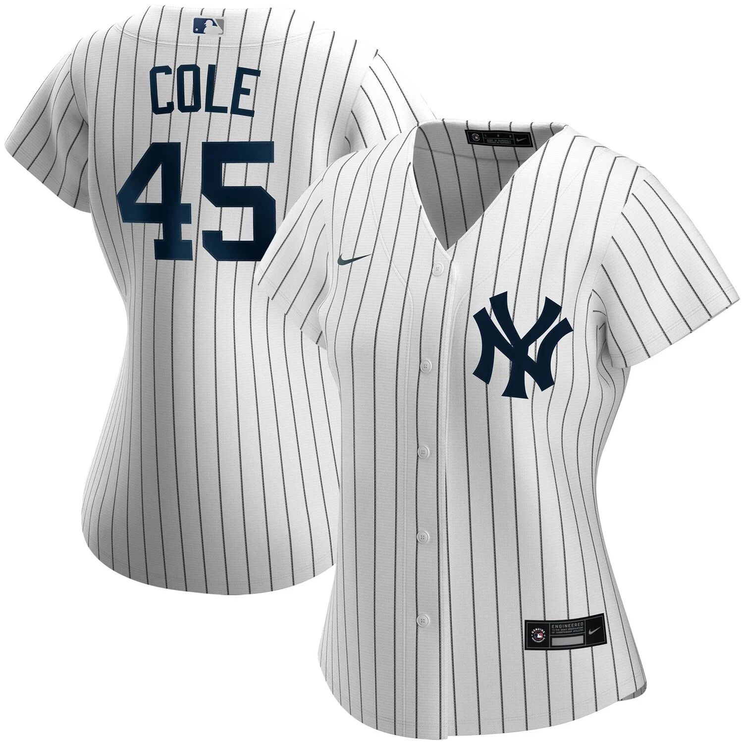 

Женская футболка Nike Gerrit Cole White New York Yankees Home Replica Player Nike