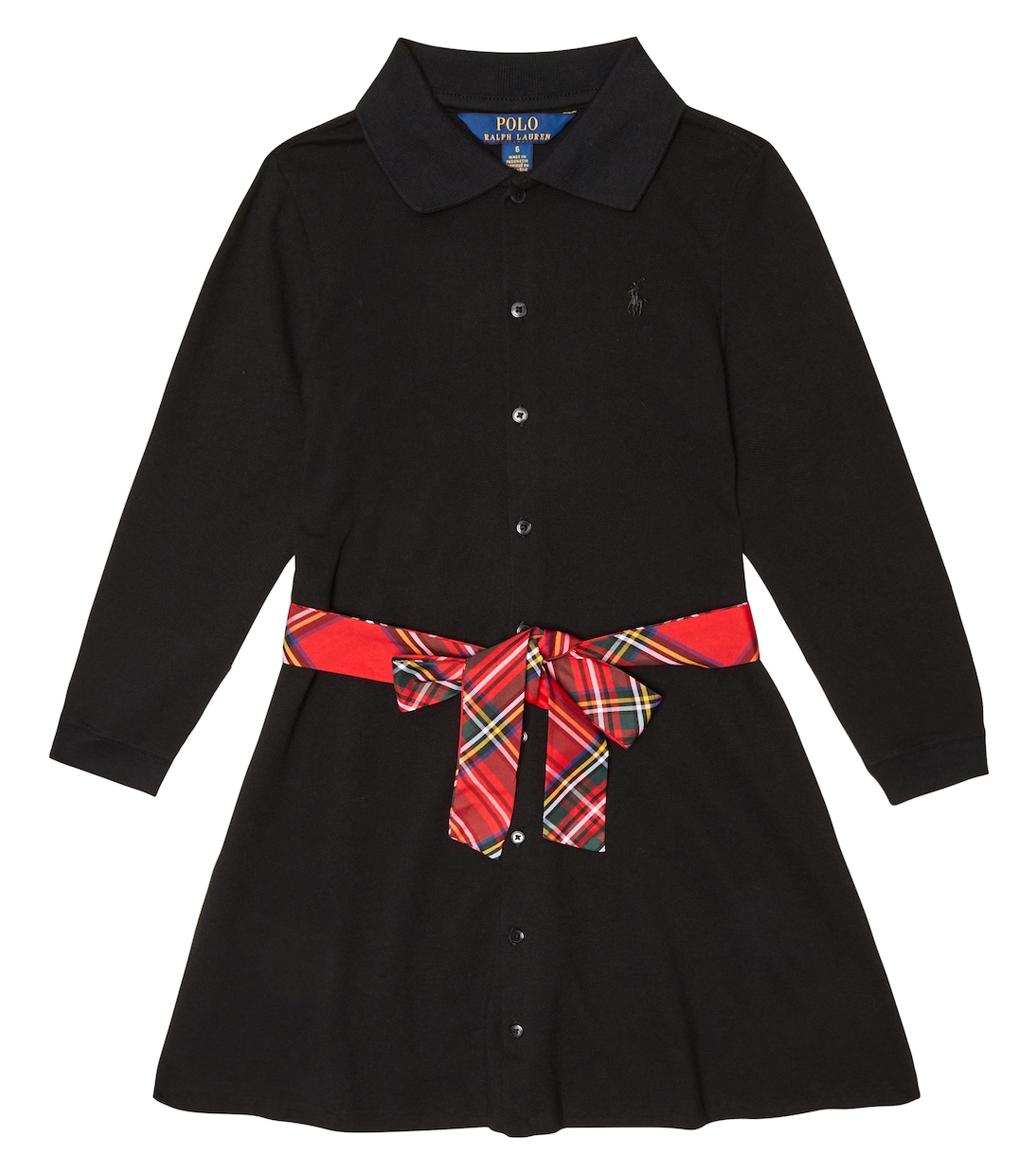 

Платье-поло с поясом Polo Ralph Lauren Kids, Polo Black