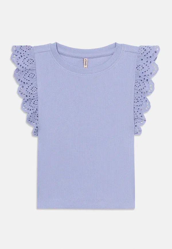 Футболка Kogdrea life basic t-shirt Only Girls, нежно-лавандовый — фото 3