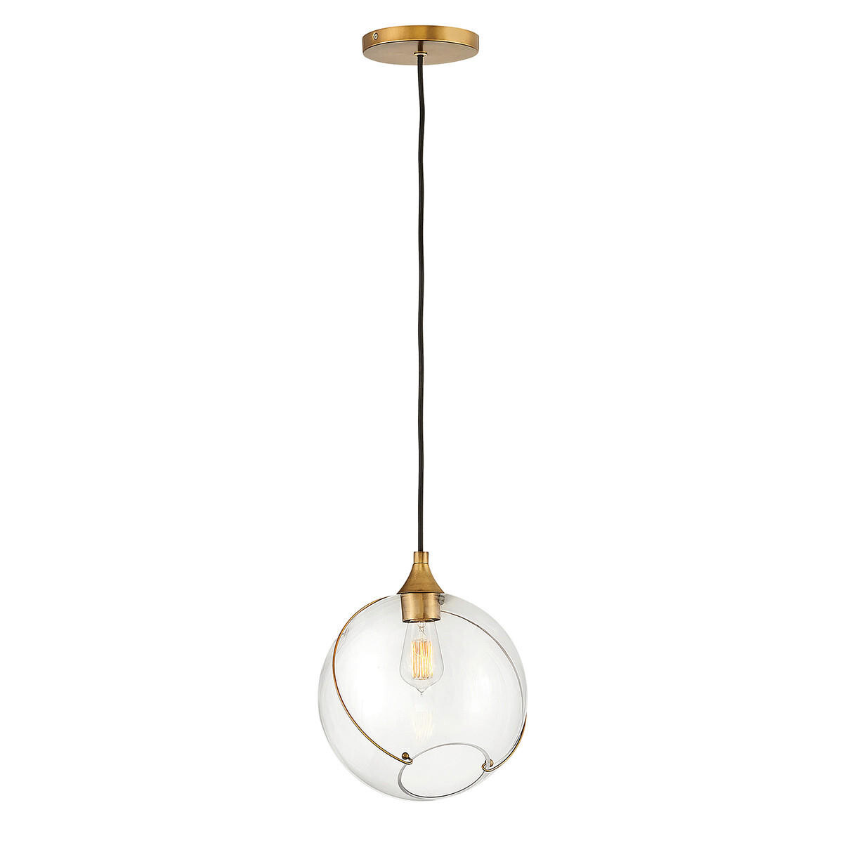 

Подвесной светильник Elstead Lighting, 27,4x37 см, цвет латуни