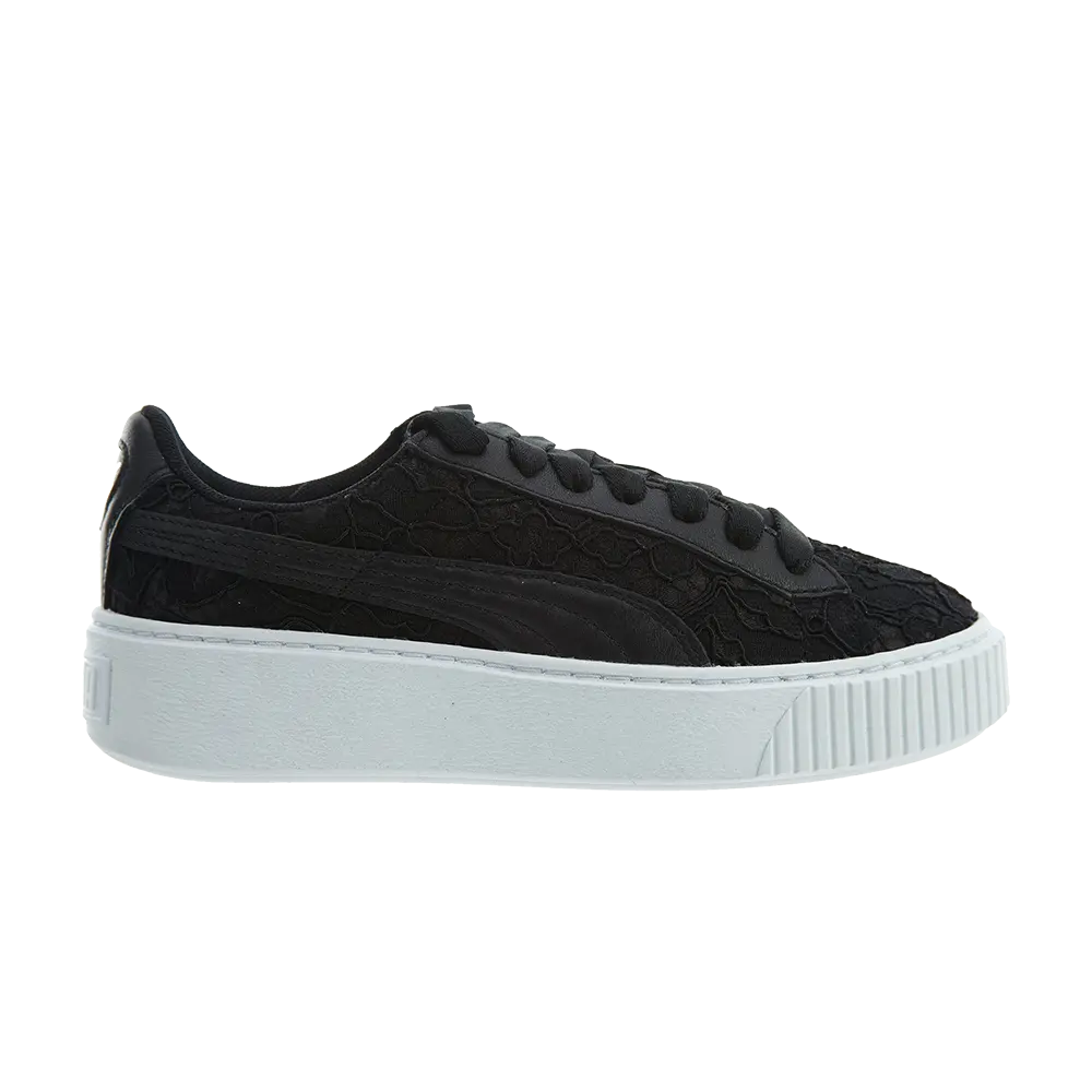 

Кроссовки Wmns Basket Platform FO Puma, черный