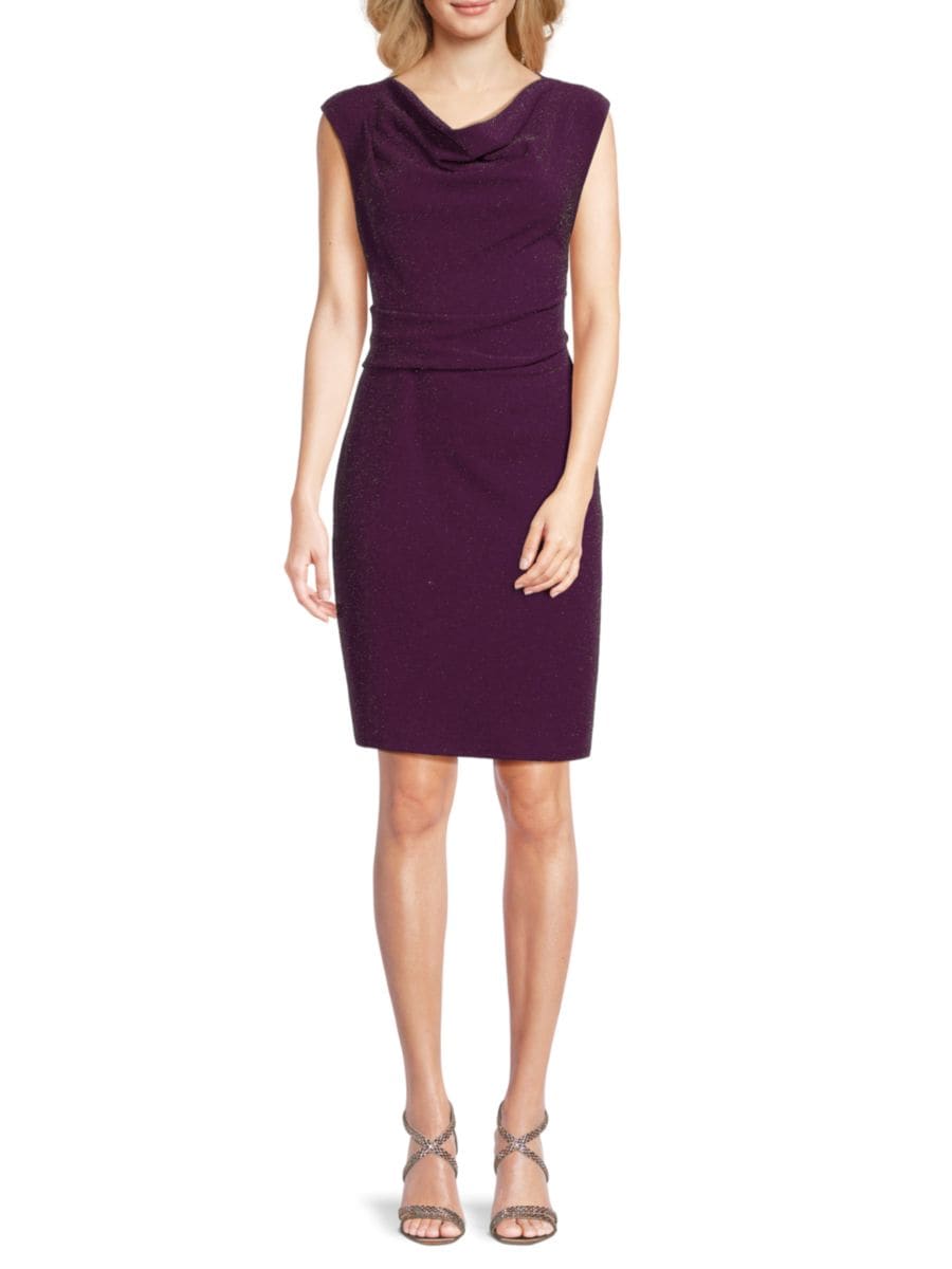 

Мини-платье Shimmer Bodycon Tash+Sophie, цвет Plum