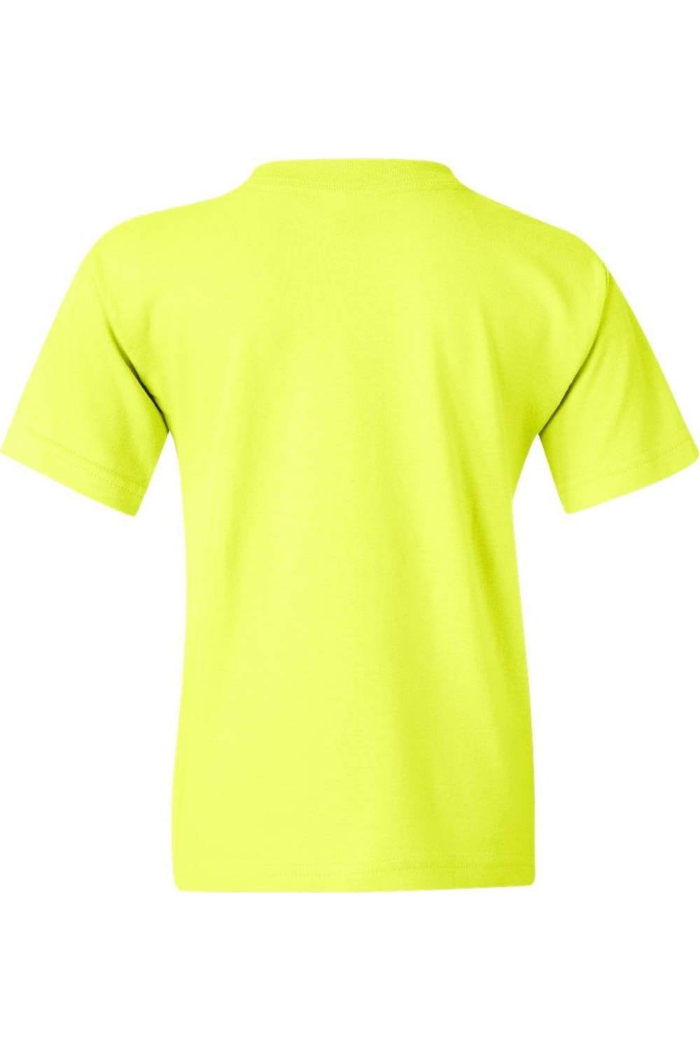 Футболка Gildan Heavy Cotton Youth, цвет safety green — фото 2