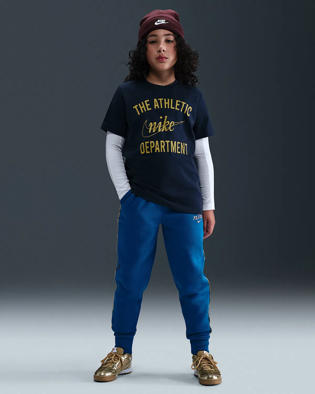 Детская футболка Nike Air, Obsidian — фото 4