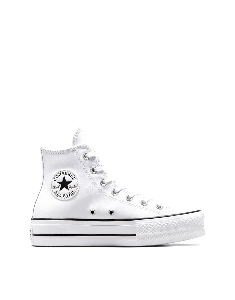 Converse - Chuck Taylor All Star Hi Lift - Белые высокие кеды
