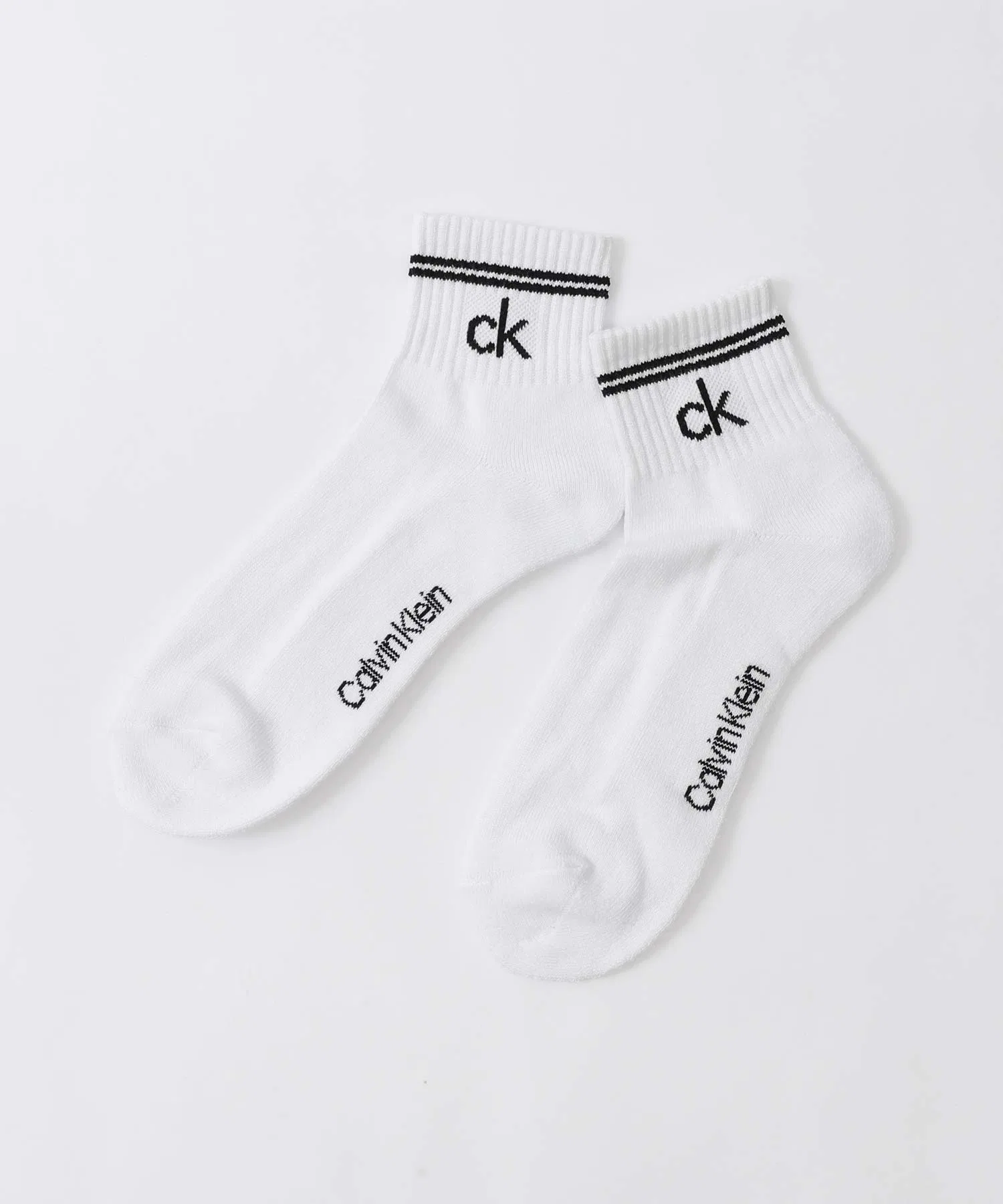 [Комплект из 3 пар] Антибактериальные, влагоотводящие, махровые носки Calvin Klein для мужчин и женщин, артикул 92572503 — фото 4