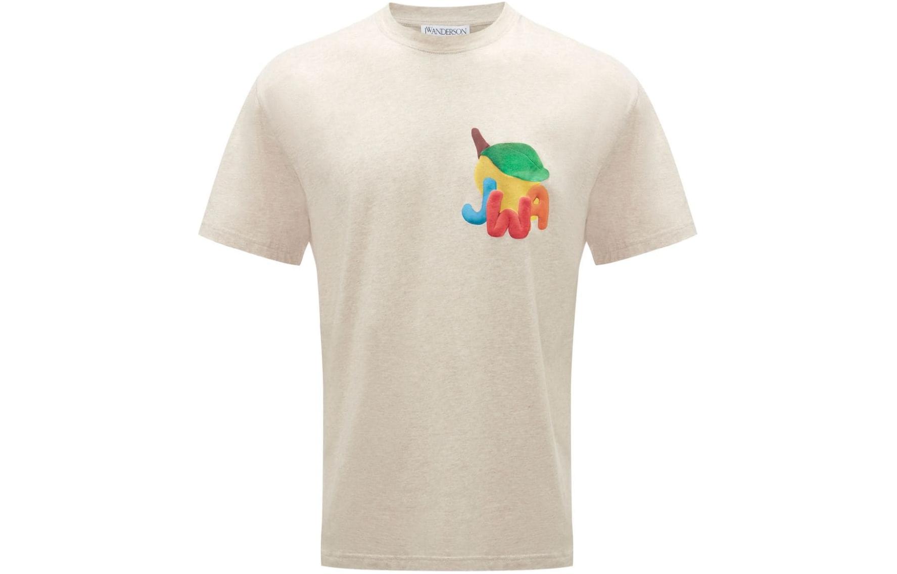 

JW Anderson Футболка женская бежевая