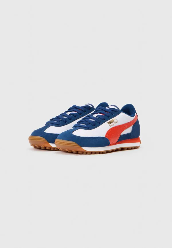 Кроссовки easy rider vintage junior унисекс Puma, Silver-Coloured/Fierce Red — фото 2