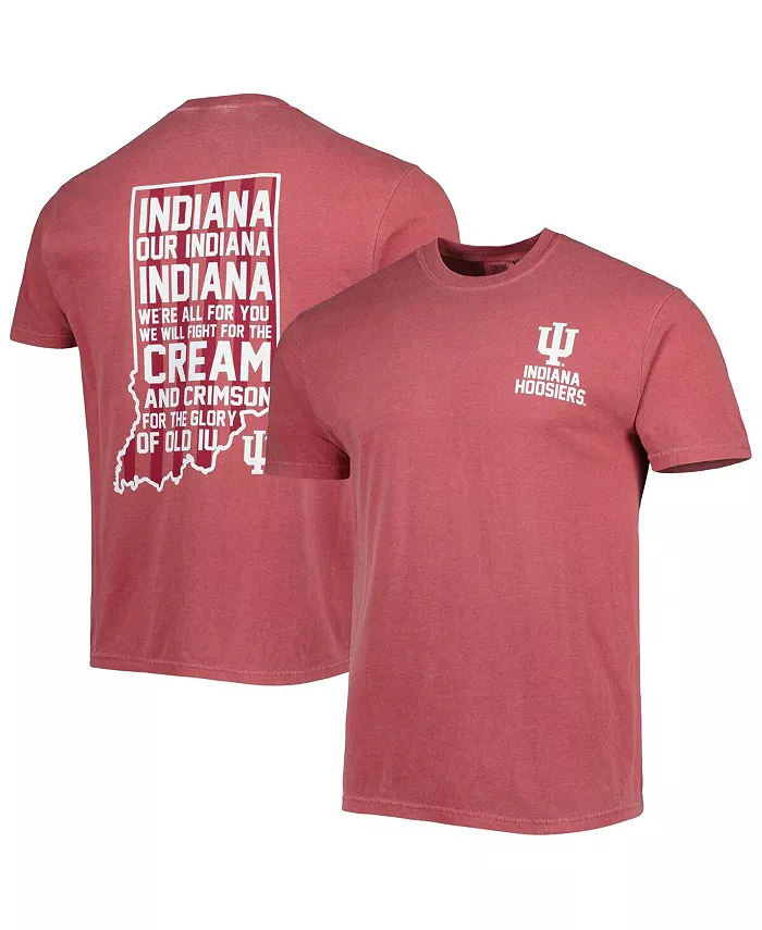

Мужская футболка Indiana Hoosiers Hyperlocal цвета малиновый Image One