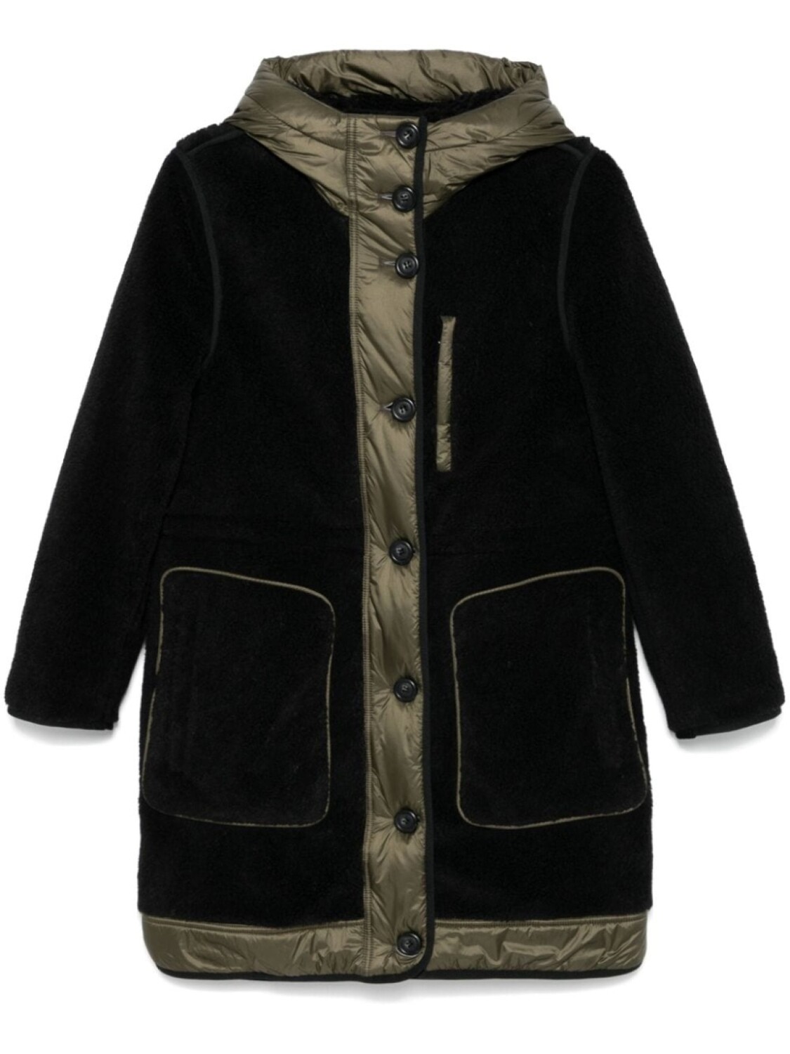 

Woolrich флисовая парка, черный