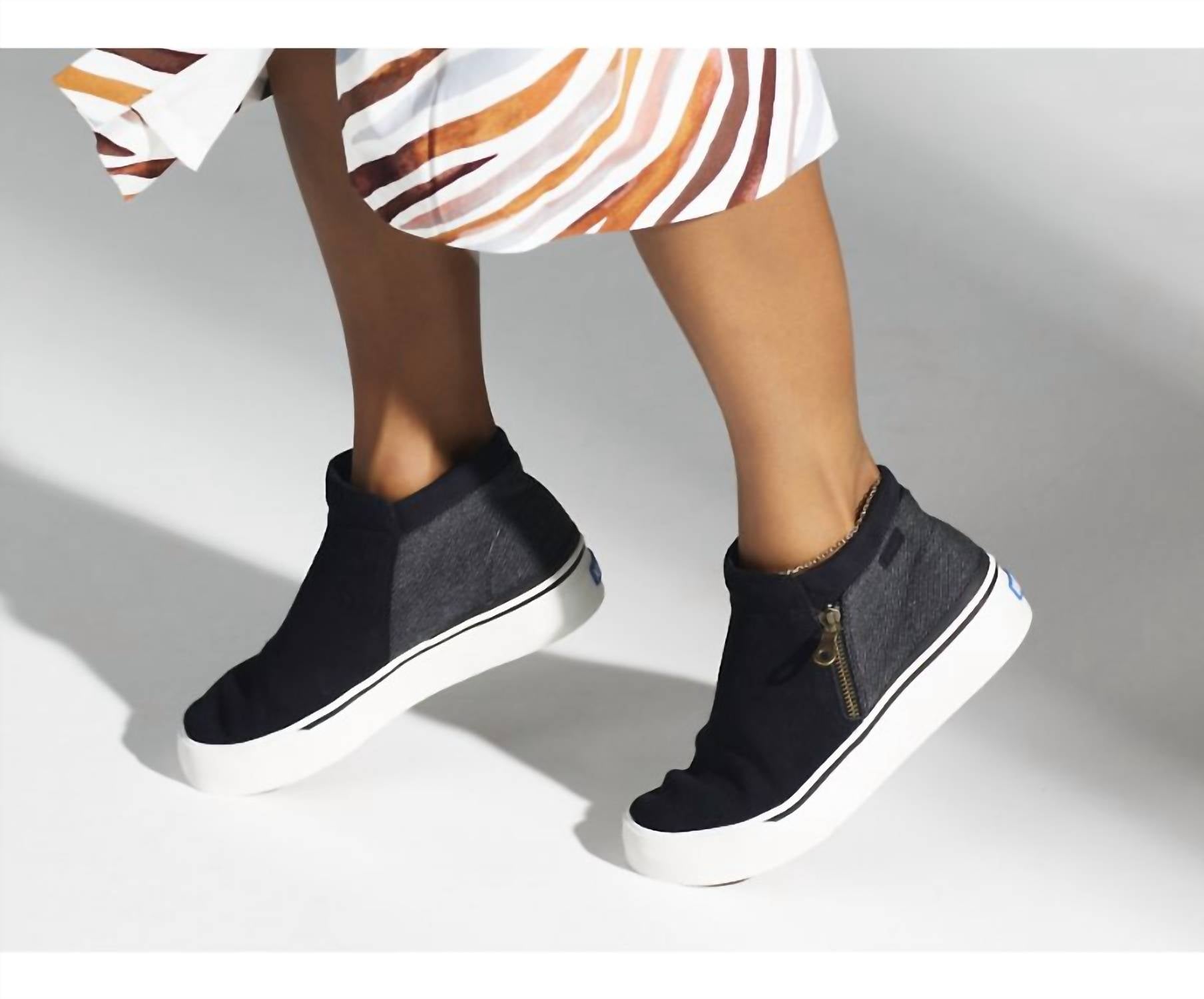 Ботильоны Cooper Zip черные Keds — фото 2
