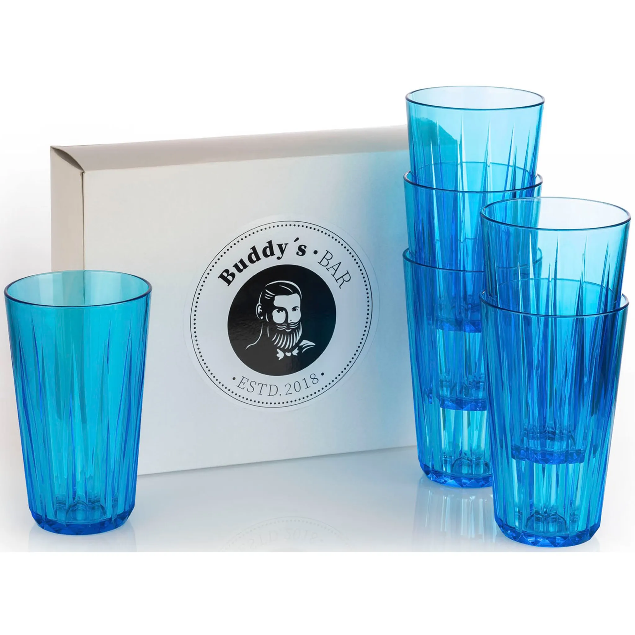

Кружка Бадди, (набор, 6 шт), 500 мл, 6 шт Buddy'S, цвет blau