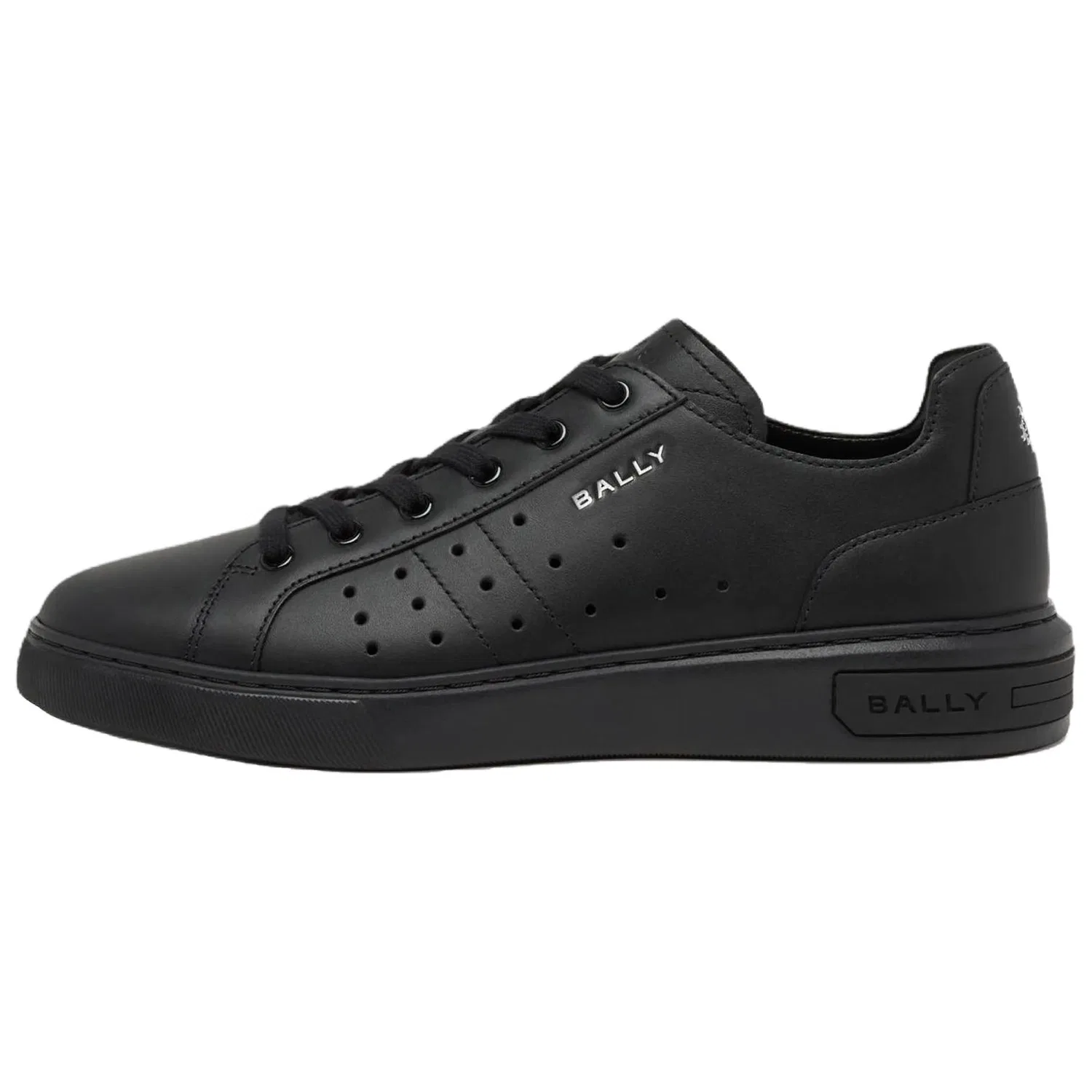 Кроссовки кожаные BALLY Black
