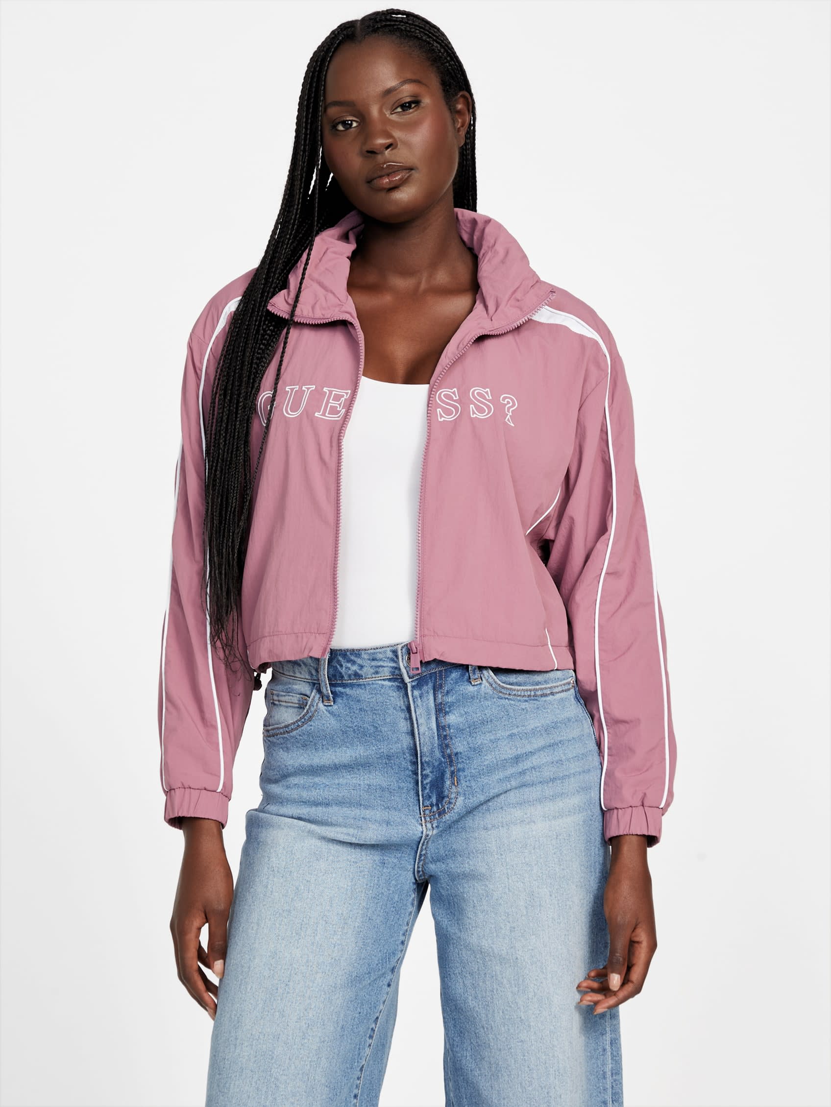 

Куртка Лайла ветровка Guess Factory, Dusty Cerise