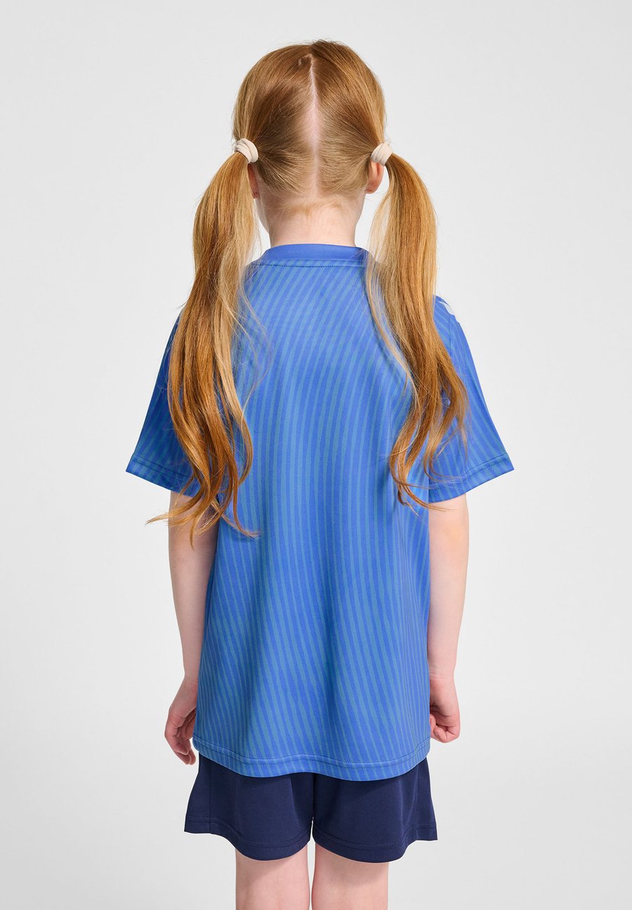 Футболка Hummel Sports T-shirt, Lichen Blue/Blue — фото 4