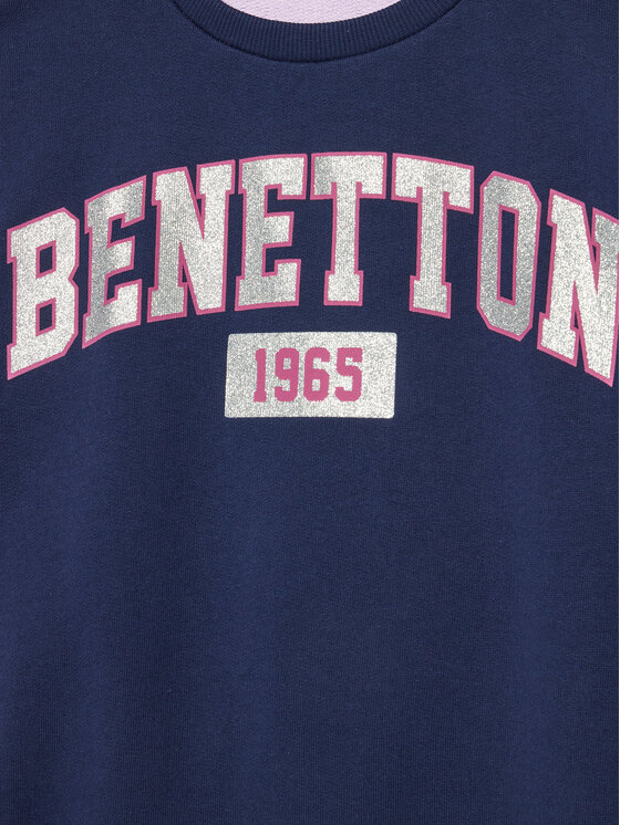 Свитшот regular fit 3J68C10L8 United Colors Of Benetton, мультиколор — фото 3