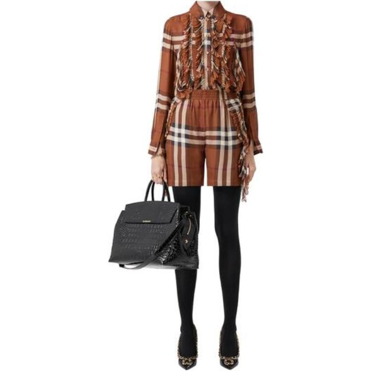 Шорты Burberry, женские, коричневый — фото 2