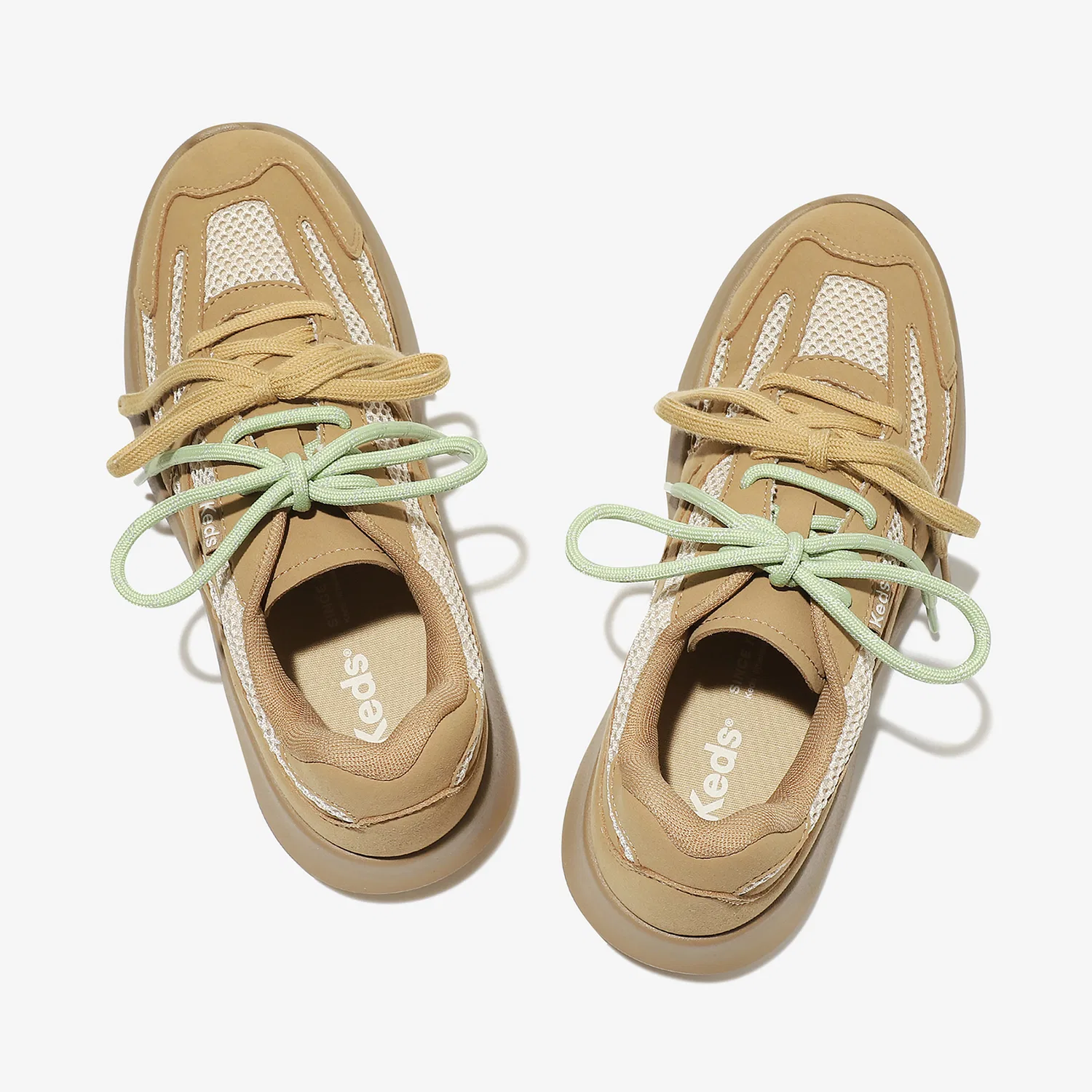 Мужские коричневые низкие кроссовки Dear от Keds — фото 3