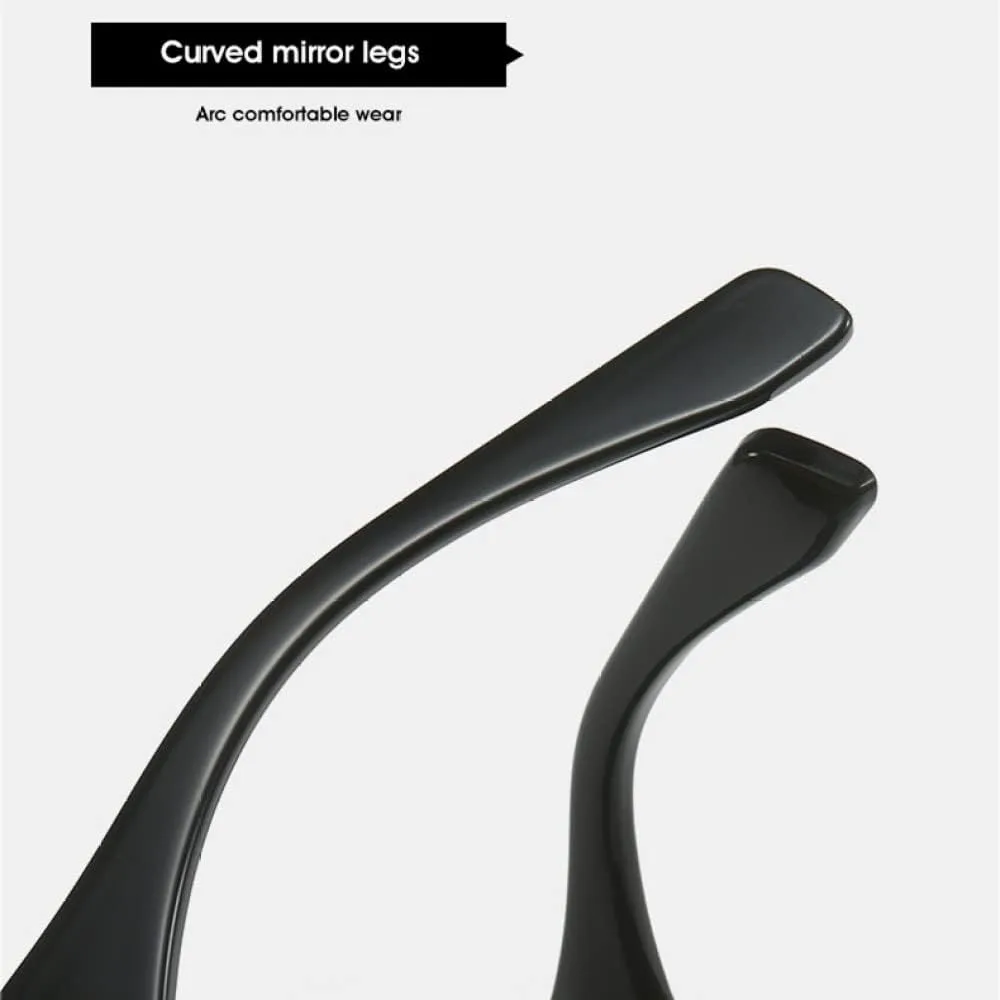 

Солнцезащитные очки 2026 года для женщин в стиле ретро с прозрачными линзами с градиентом цвета океана, солнцезащитные очки UV400 для мужчин generic, Black Orange