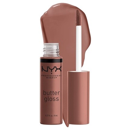 

Нелипкий блеск для губ Butter Gloss Brown Sugar Butterscotch, 0,27 жидких унции, Nyx Professional Makeup