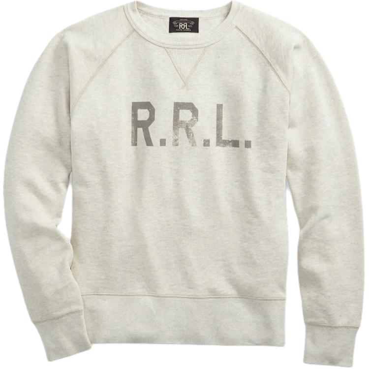 

Ralph Lauren Rrl Футболка с принтом логотипа Polo Ralph Lauren, экрю