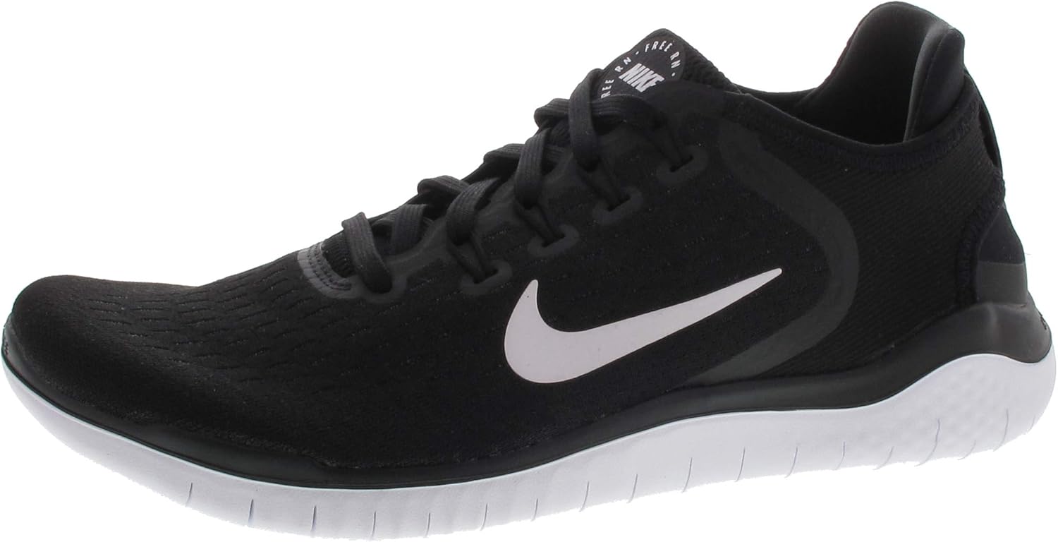 

Кроссовки для бега Nike Free Run для женщин 2018 года, Black Black White 001